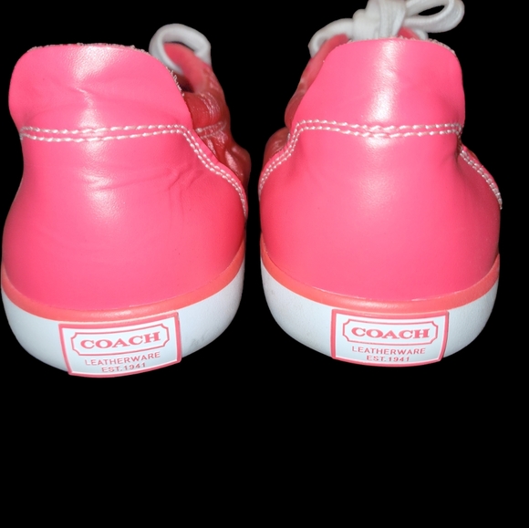 Coach Barrett Salmon/White Shoes - Picture 3 of 4